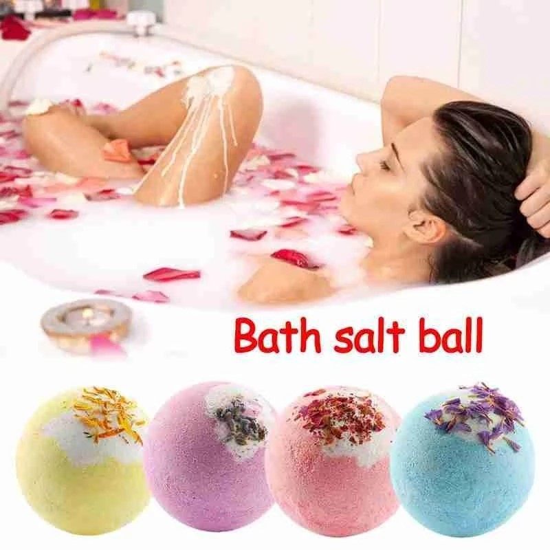 Organic Bath Bombs Bubble Salts Essential Oil Handmade SPA盐