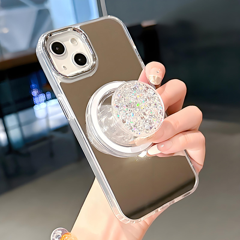 潮牌镜子（女款）+闪粉磁吸支架