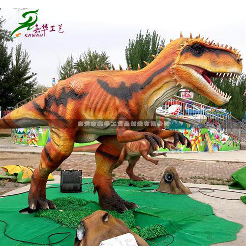 定制恐龙模型摆件斑龙景区公园展览自贡源头厂仿真电动恐龙