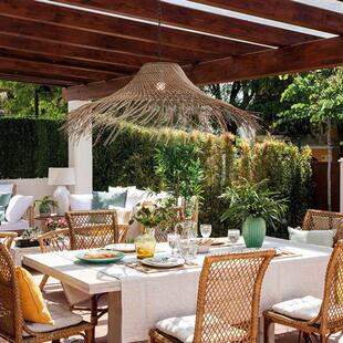 日式 艺术展厅灯民宿户外灯饰东南亚草编吊灯 吊灯禅意茶室创意个性