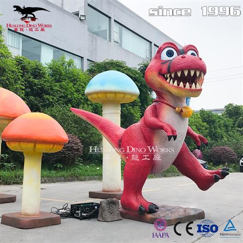 仿真卡通恐龙模型仿真植物动物来图定制自贡恐龙模型源头厂家