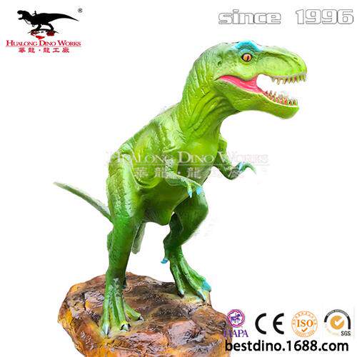自贡工厂定制玻璃钢仿真恐龙霸王龙商场户内外美陈摆件新品