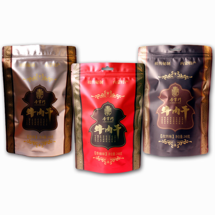 纯牛肉、 李掌门、 内蒙古牛肉干、 多种口味、小包装、248g、