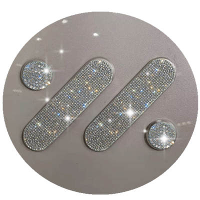 镶钻智已车标钻石装饰贴