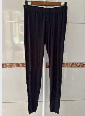 曼妮芬专柜正品薄款莫代尔男士秋裤打底保暖裤20220057清货特价