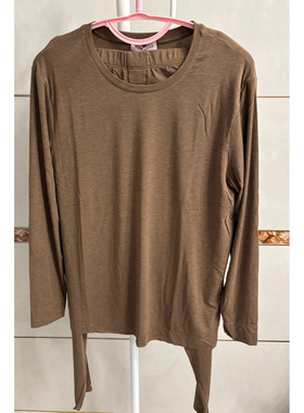 曼妮芬专柜正品男士单层薄款秋衣秋裤套装20221164圆领无痕肌底衣