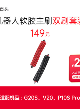 软胶主刷（双刷套装）--适用于P10S Pro、G20S、V20