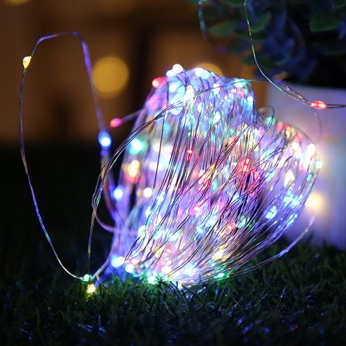 浪漫婚庆100米户外防水装饰灯串