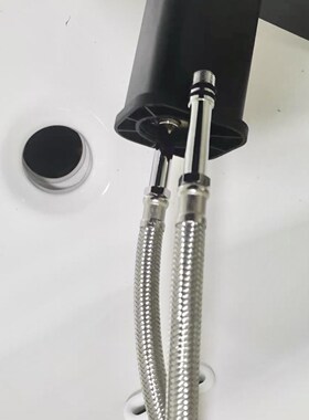 水笼头菜盆进水软管面盆冷热水龙头水槽不锈钢编织管尖头管连接管