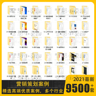 营销活动策划案例市场推广公关开业宣传促销企划执行方案设计素材
