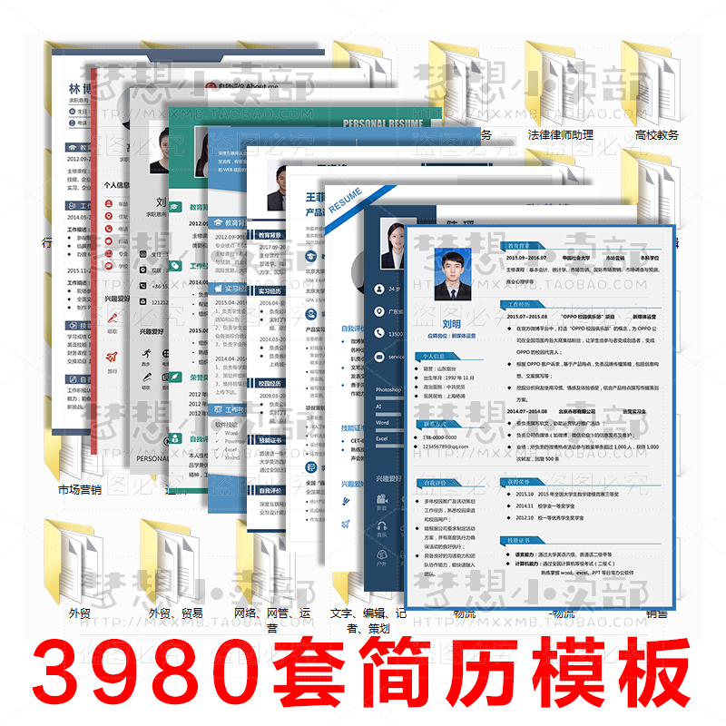 简历模板精品简介航空英文展示推荐信职业高端实用个人求职模版