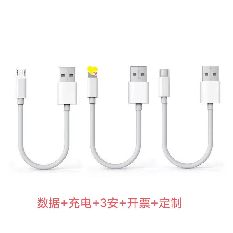 10cmMicroType-c苹果数据充电线