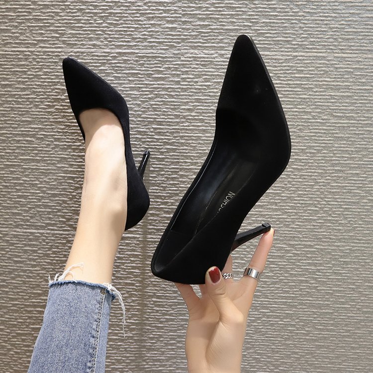 中跟庄重3-5-7cm配西装工作鞋