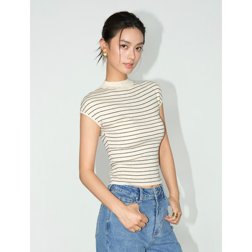 秋季修身显瘦内搭上衣针织T恤女