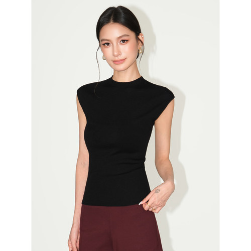 NEVAHU1OO羊毛半高领吊带背心