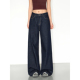 子垂感拖地长裤 复古高腰阔腿牛仔裤 宽松直筒休闲裤 女新款 NEVA