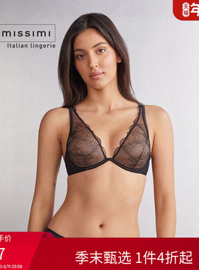 Intimissimi意舒漫女士ELENA波浪几何蕾丝胸衣式文胸RID2556