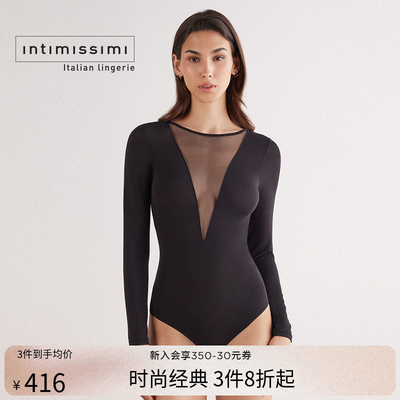 IntimissimiV领性感露背连体衣
