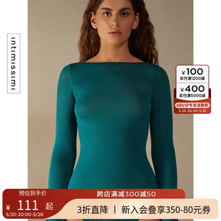 Intimissimi意式 经典 直降专区 女舒适莫代尔含羊绒保暖打底衫