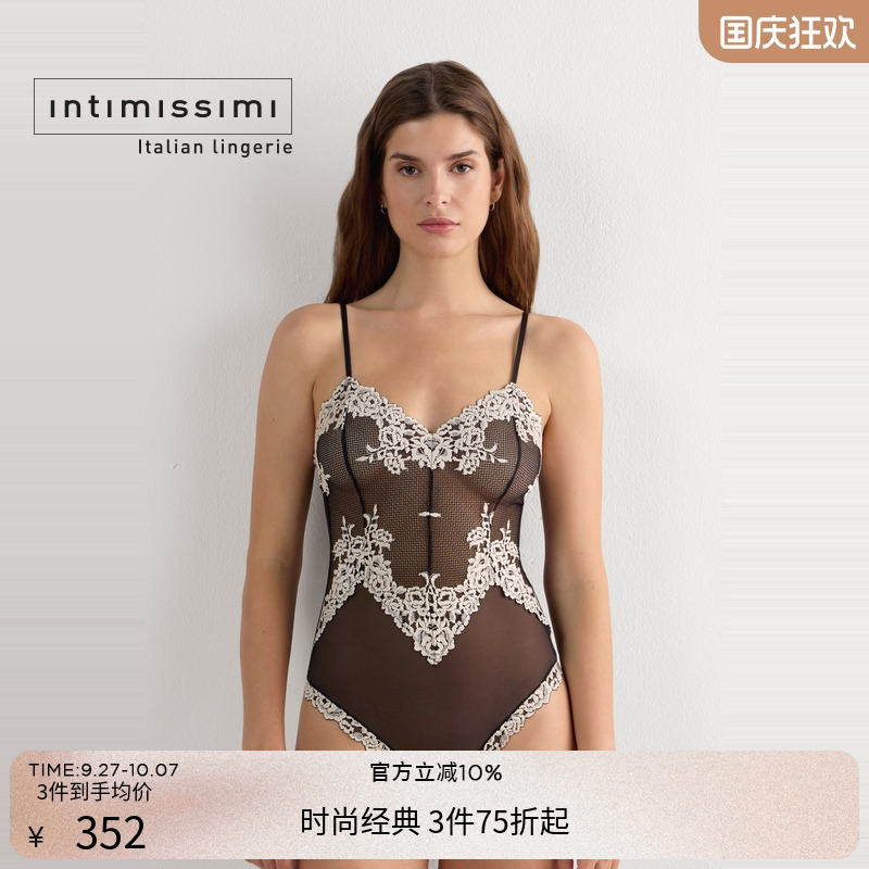 女士时尚优雅性感蕾丝连体内衣