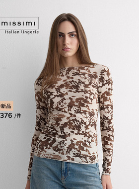 Intimissimi意舒漫26早春新品经典一字领含羊绒长袖打底衫CL195B