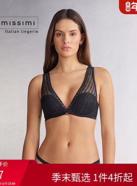 Intimissimi意舒漫时尚GIORGIA爱心刺绣胸衣式文胸RID2558