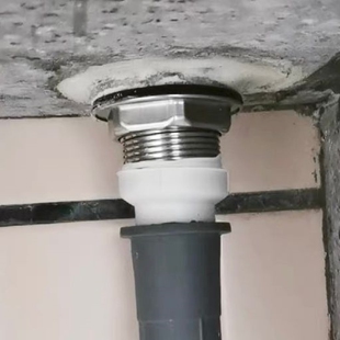 洗菜盆落水管拖把池带溢水孔4050拖布池大理石盆下水管老式套装