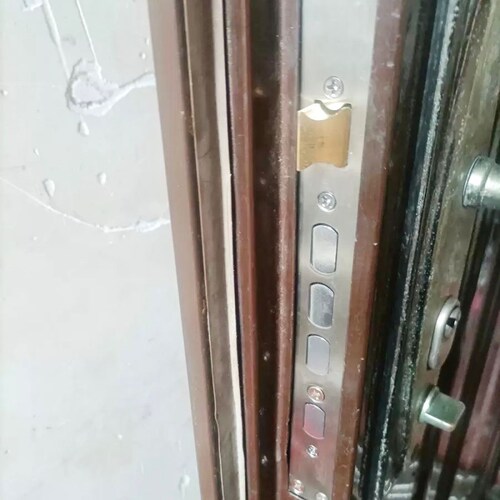 防盗门指纹锁老式家用通用型锁体卧室门不锈钢老式门锁门配件