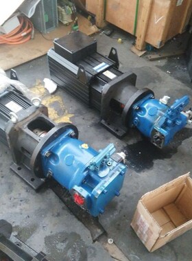 HTOQ 水乙二醇液压泵PTV7水性切削液中心出水油泵PTV6/PTV5注塑机