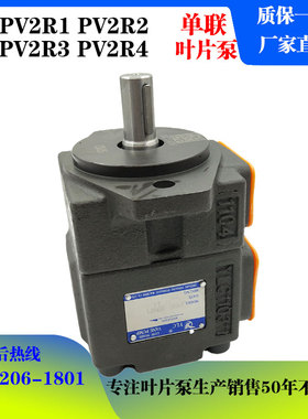 YLC/永灵液压泵PV2R2-41F1 47 53 59 65 70 79 85 RAF1油泵叶片泵
