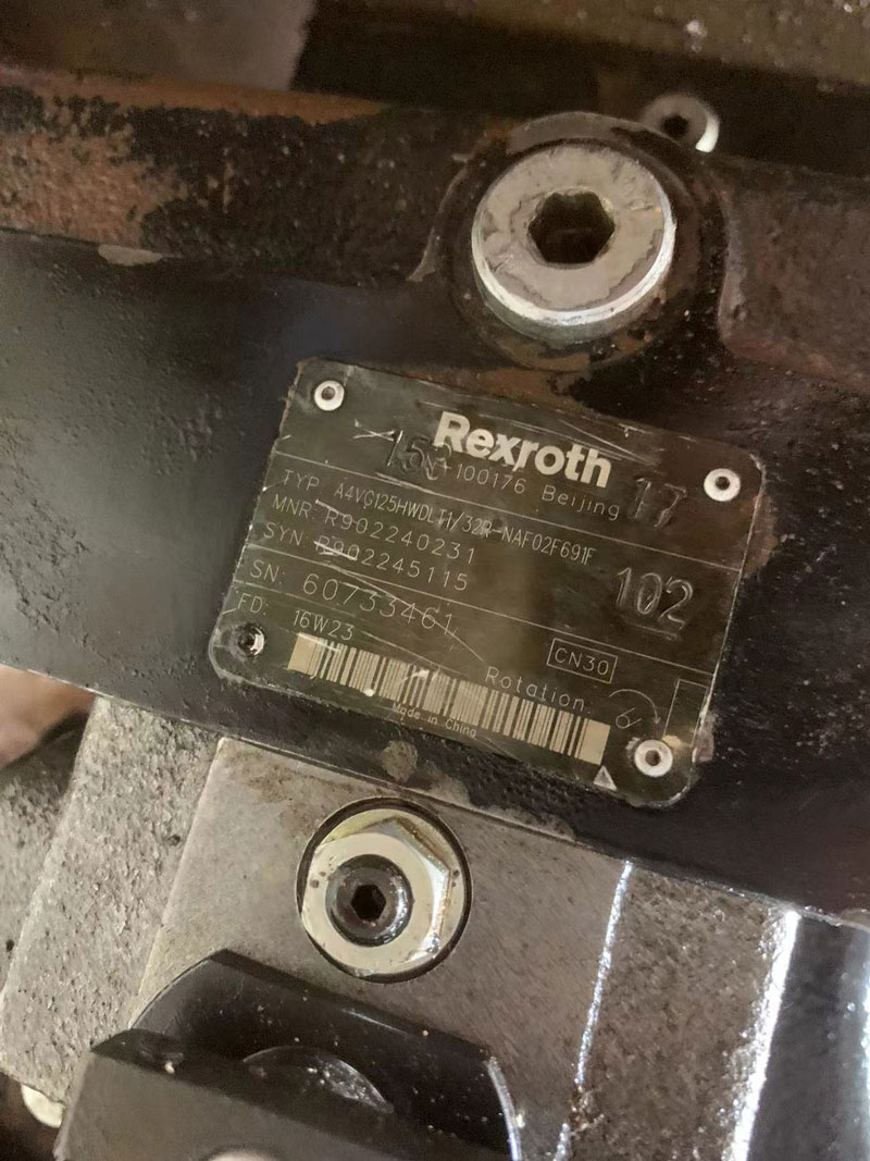Rexroth变量柱塞泵力士乐A4VG125型号中联重科环卫车原装正品