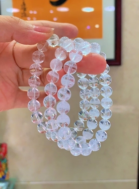 白幽灵千层手链，如同来自雪山的精灵