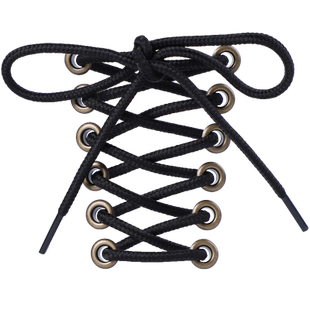 吻婷人鞋带适用斐乐fila老爹鞋猫爪鱼刺火星硬糖鞋白黑米条纹反光