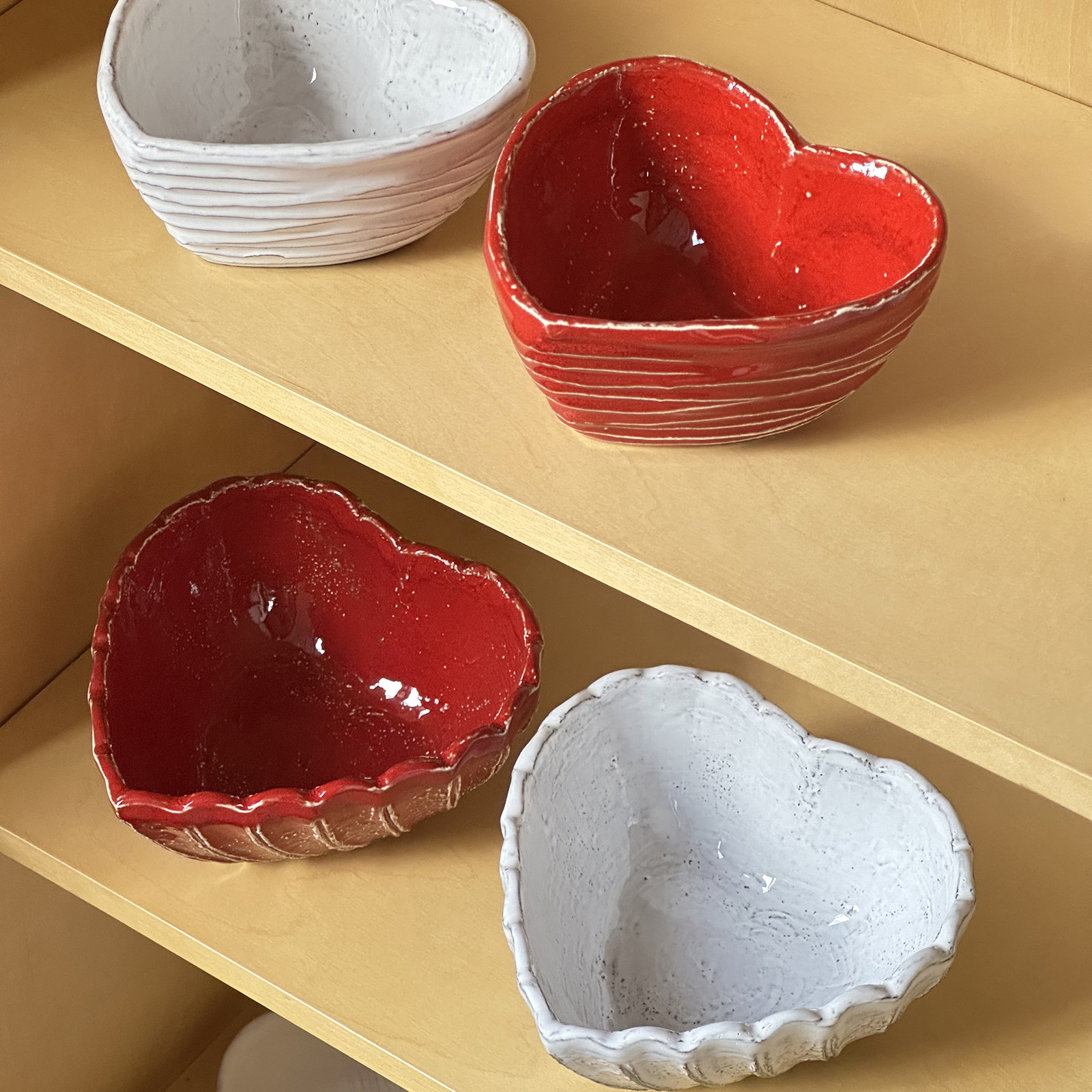 VIRGINIA爱心餐碗粗陶工艺