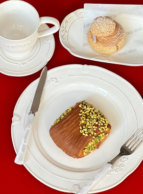 边集EDITOR意大利VIRGINIA CONVITO咖啡杯碟餐盘碗点心盘法式白瓷