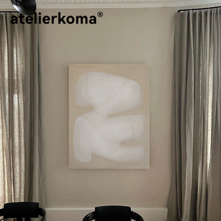 KOMA手绘丙烯肌理油画装 饰画黄框画作大幅画 ATELIER 边集EDITOR