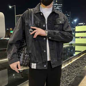 秋季潮高街痞帅休闲牛仔外套夹克XZ905-JK123#P70-控98图片