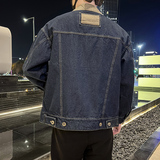 秋季潮高街痞帅休闲牛仔外套夹克XZ905-JK127#P80-控98，男装工装外套，星座905