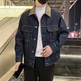 秋季潮高街痞帅休闲牛仔外套夹克XZ905-JK127#P80-控98，男装工装外套，星座905