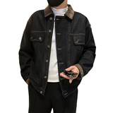 秋季潮高街痞帅休闲牛仔外套夹克XZ905-JK131#P80-控98，男装工装外套，星座905