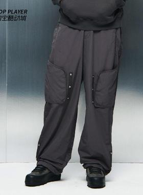 SAN SAN GEAR Double Adjust 紫灰色机能户外运动休闲裤男女同款