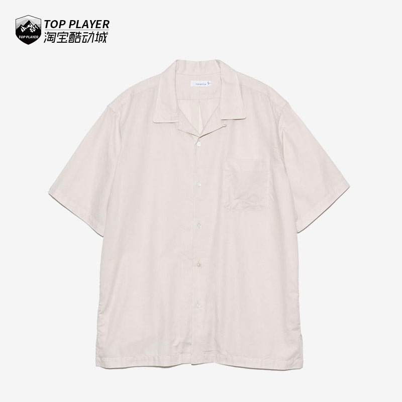 NANAMICA Open Collar Panama 24SS经典纯色百搭翻领短袖衬衫上衣