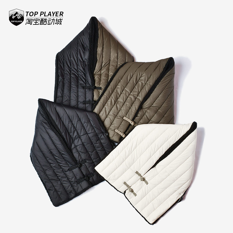 TAION男女系扣围巾披肩