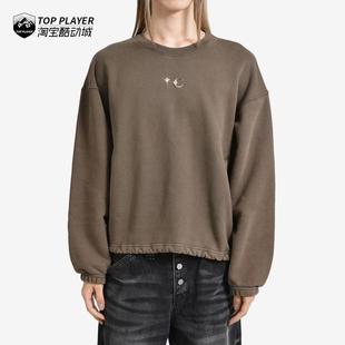 CLUB 金属星月logo War 24FW 斜插袋抽绳下摆卫衣 Survivor THUG