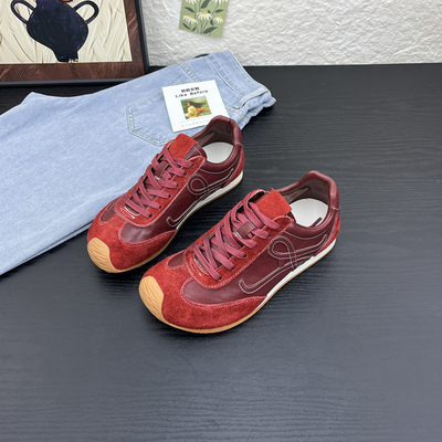 秋季新款百搭潮流德训鞋女内增高