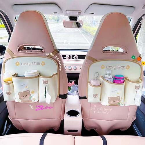 适用于吉利熊猫mini车内装饰用品大全骑士心愿五菱汽车后座收纳袋