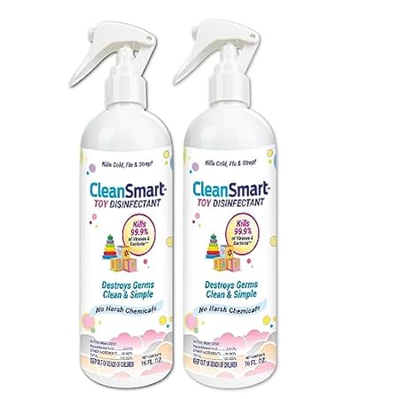 CleanSmart Toy Disinfectant Spray Kills 99.9% of Viruses