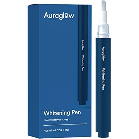 Auraglow Teeth Whitening Pen， Overnight Teeth Whitening P
