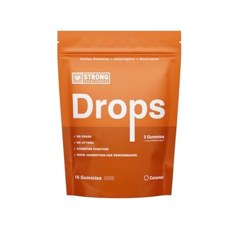 Strong Coffee Company， Adaptogen Coffee Gummies， Coffee +