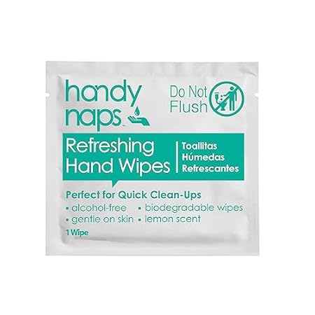 Handynaps Refreshing Hand Wipes，